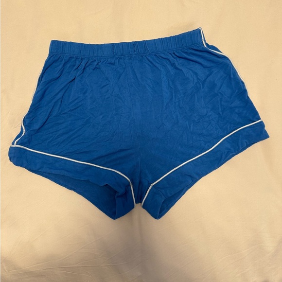 Katie J NYC Blue Women's Pajama Set with White Trim - Picture 4 of 4